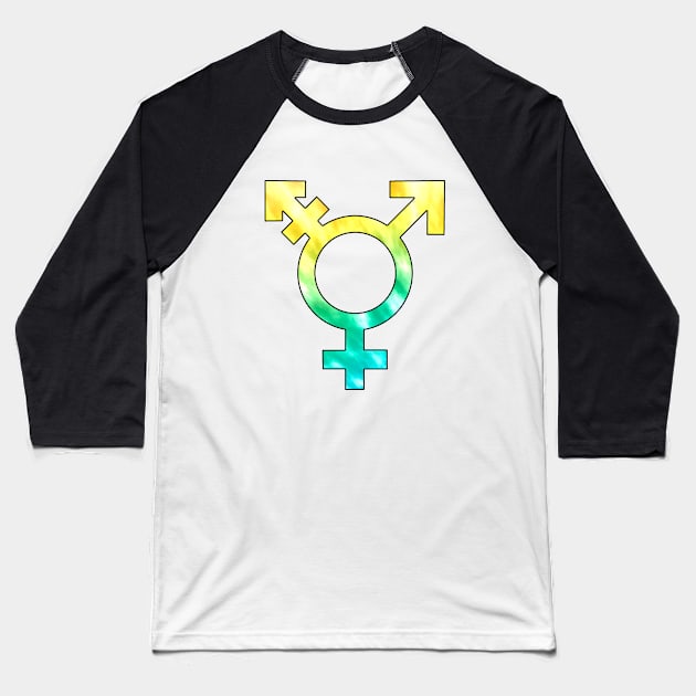 Gender Neutral Sign Baseball T-Shirt by DiegoCarvalho